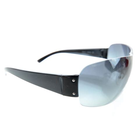 PRADA Rimless Sunglasses SPS 07F Black 